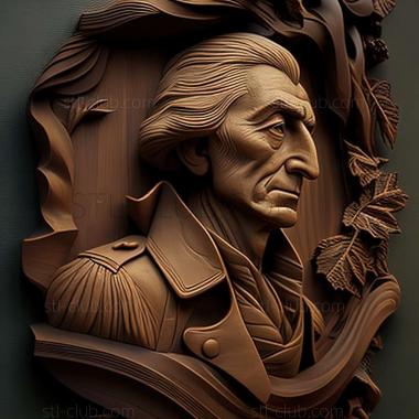 3D model John Trumbull American artist (STL)